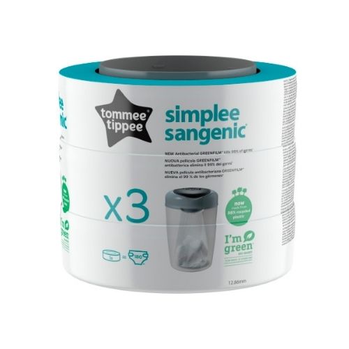 Tommee Tippee Simplee Sangenic Refill 3-p