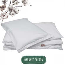 Påslakan Spjälsäng Vit Organic Cotton