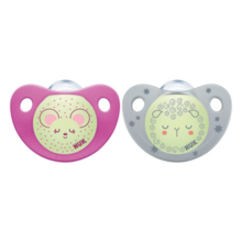 Pacifier Trendline Night & Day Silicon Pink